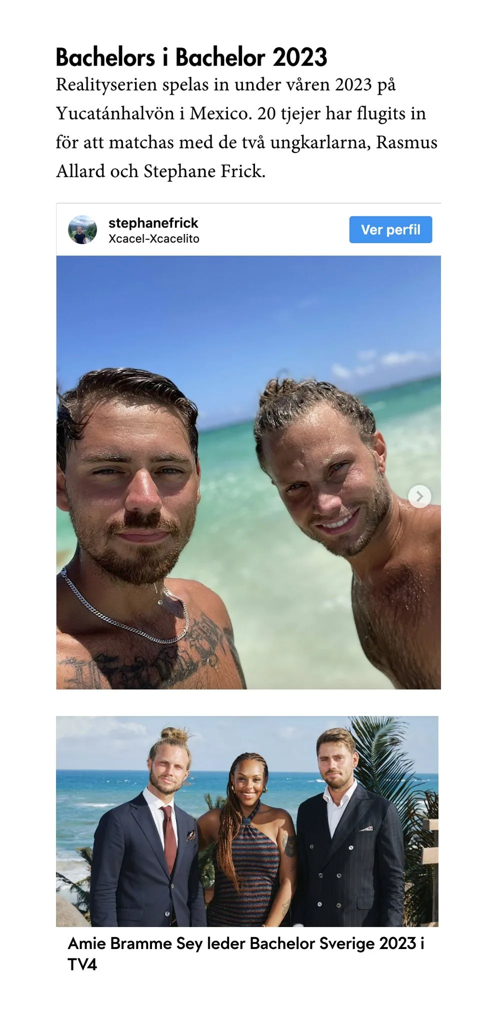 Arcadia Events Tulum featured on Swedish television