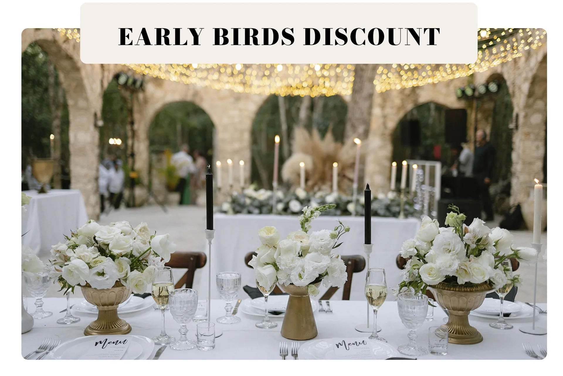 Arcadia early birds offer