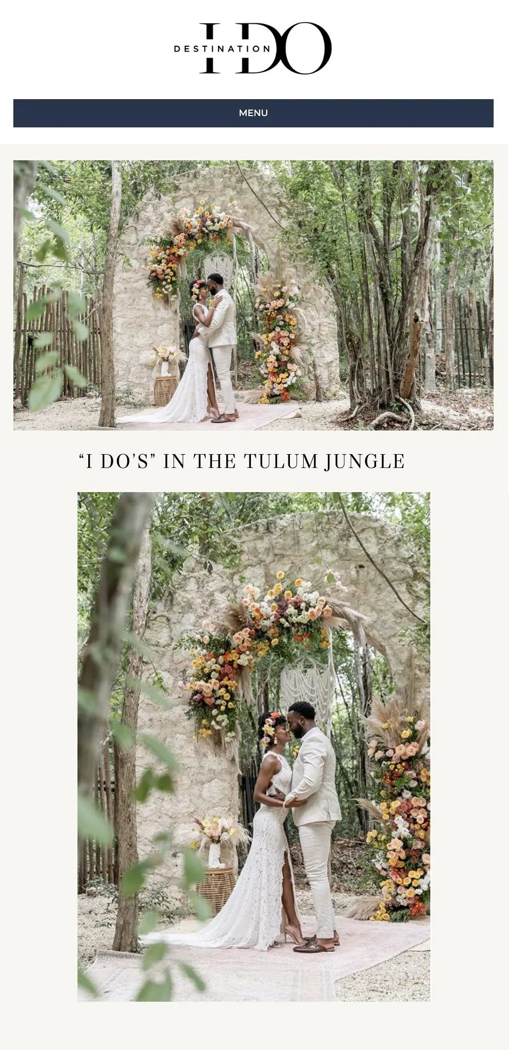 Arcadia Events Tulum featured in I Do Magazine